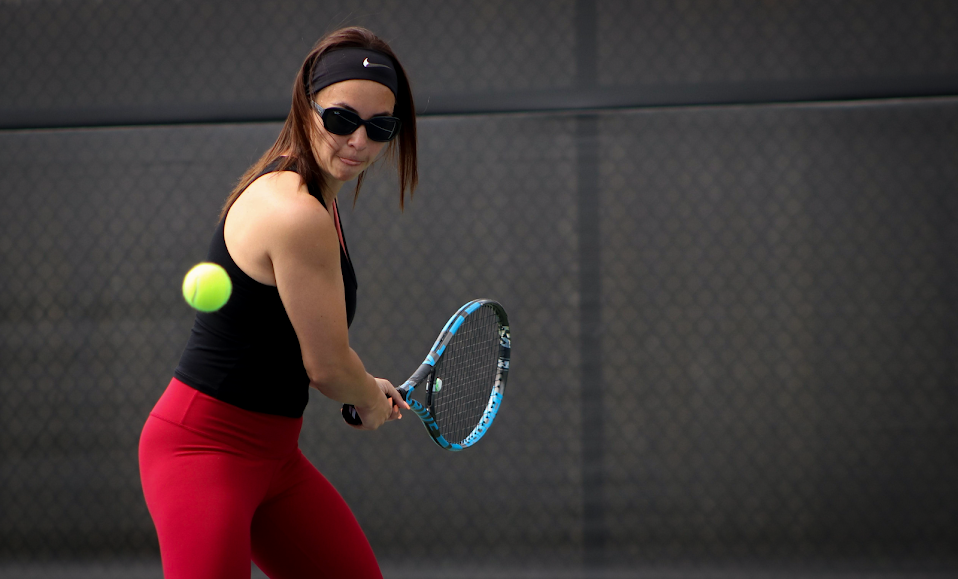 perfect tennis backhand at corpus christi athletic club